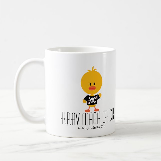 CHICK FÖR KRAV MAGA KAFFEMUGG (Vänster)
