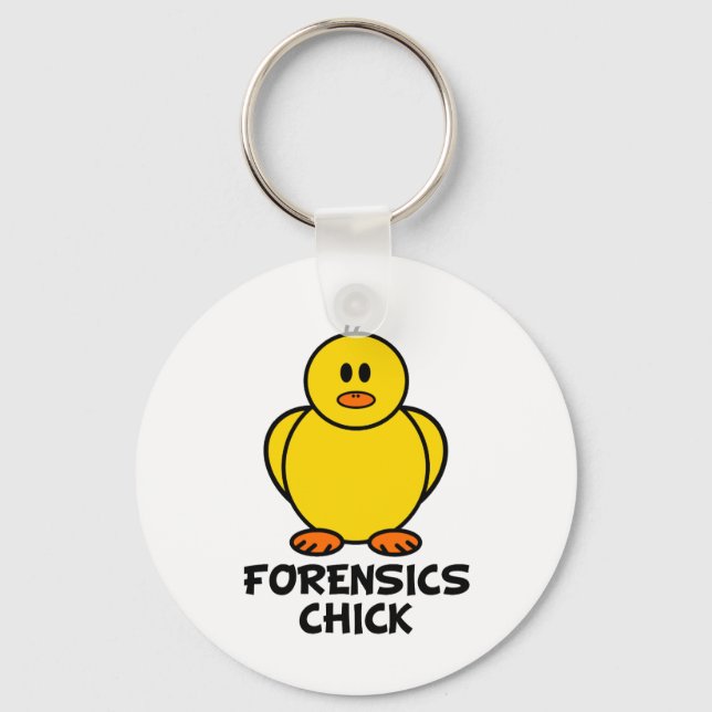 Chick för kriminalteknik nyckelring (Framsida)