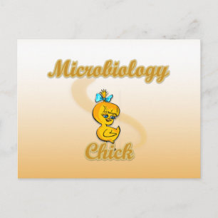 Chick för mikrobiologi vykort