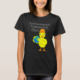 Chick för miljöteknik t shirt