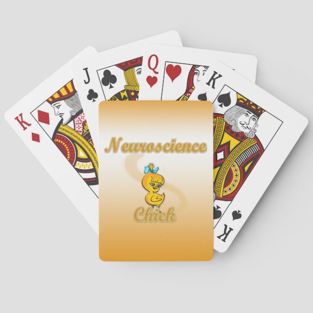 Chick för neurovetenskap spelkort (Baksidan)