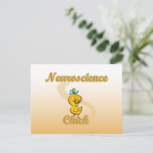 Chick för neurovetenskap vykort