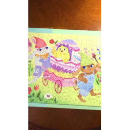 Chick för påskhare och Påskägg Pussel