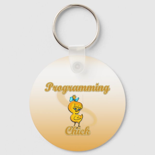 Chick för programplanering nyckelring (Framsida)