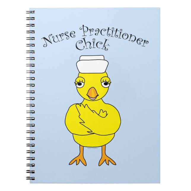 Chick för sjuksköterska anteckningsbok (Framsidan)