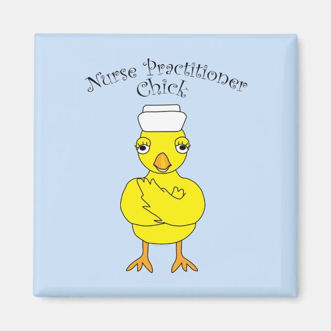 Chick för sjuksköterska magnet (Framsidan)