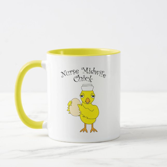 Chick för sjuksköterska Midfru Mugg (Vänster)