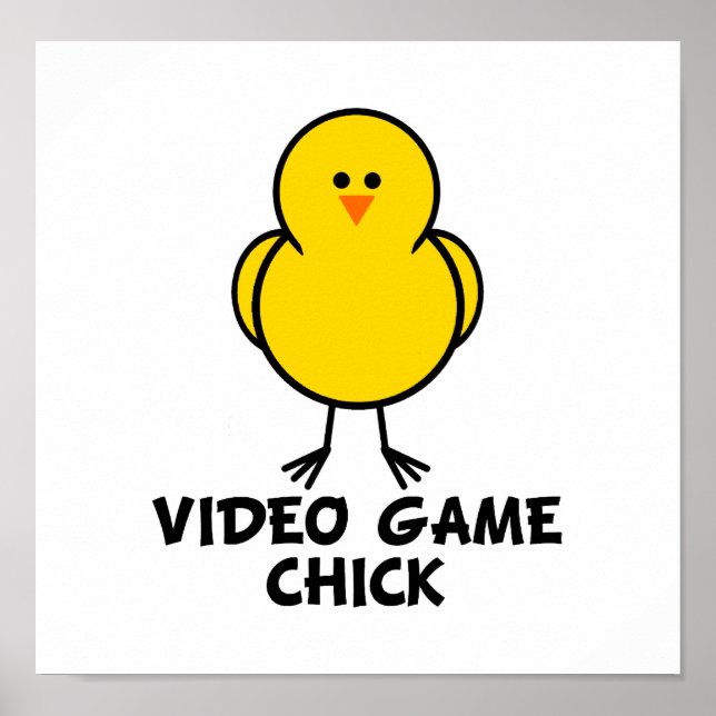 Chick för videospel poster (Framsidan)