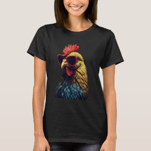 Chick för Vintage av Funny Farm Cicken Animals-gåv T Shirt