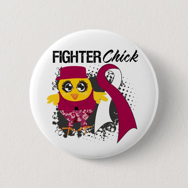 Chick Grunge för behandling av bröstcancer Knapp (Framsida)