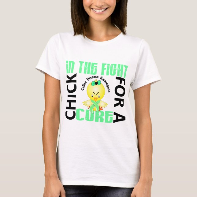 Chick i den Celiac sjukdomen för slagsmål T-shirt (Framsida)