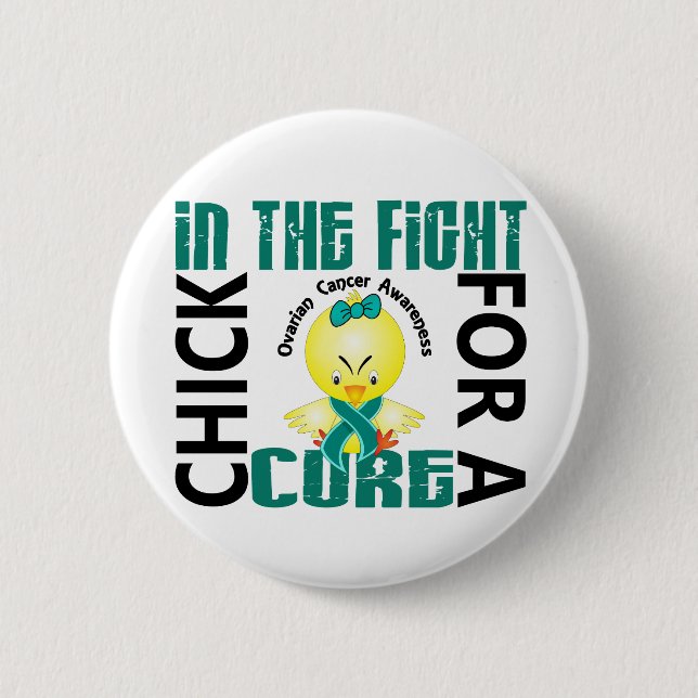 Chick i den Ovarian cancern för slagsmål Knapp (Framsida)