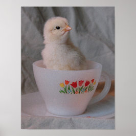 CHICK i VINTAGE TEKOPP Poster