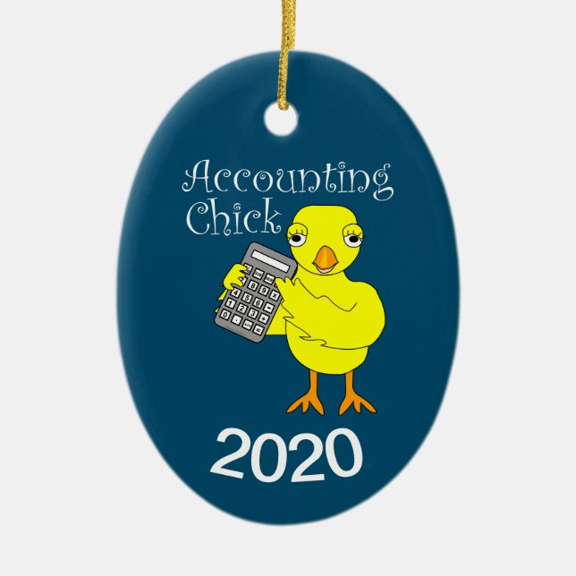 Chick Julgransprydnad Keramik (Framsidan)