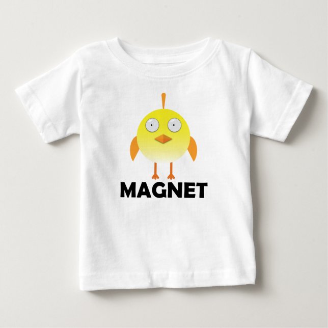 Chick Magnet - Baby Fine Jersey T-Shirt på svenska (Framsida)