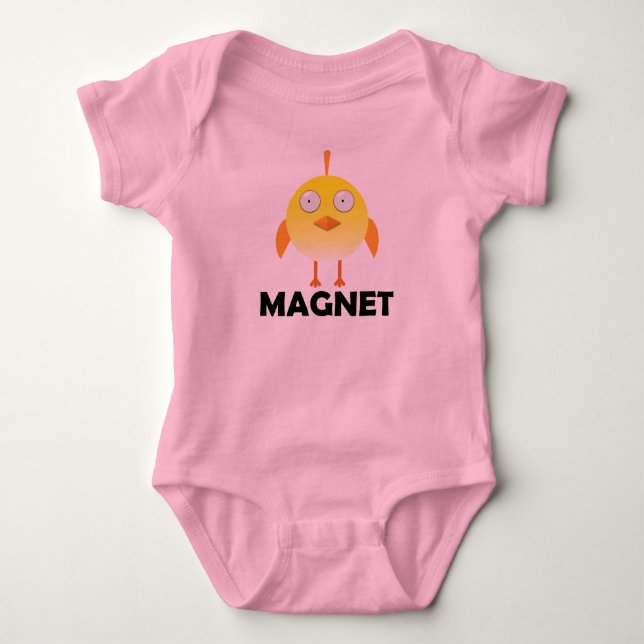 Chick Magnet - Baby Jersey Body T Shirt (Framsida)