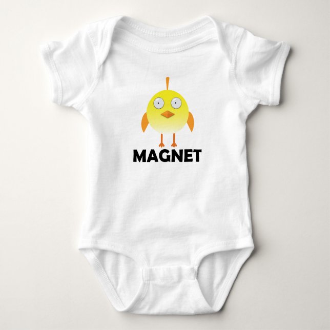 Chick Magnet - Baby Jersey Body T Shirt (Framsida)