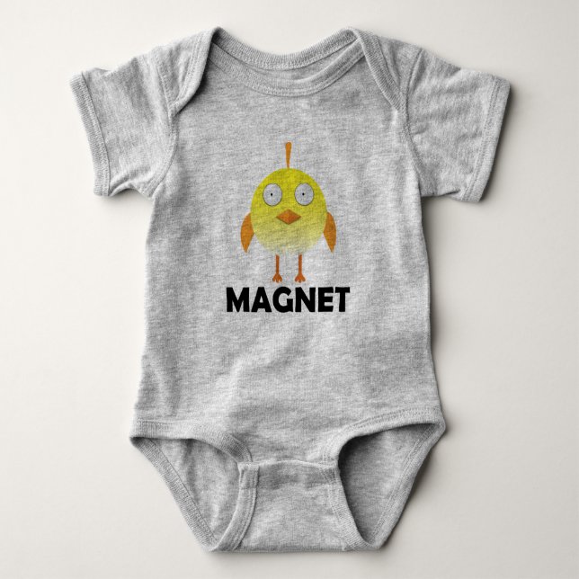 Chick Magnet - Baby Jersey Kroppsstrumpa T Shirt (Framsida)