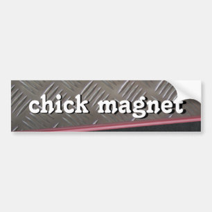 chick magnet bildekal