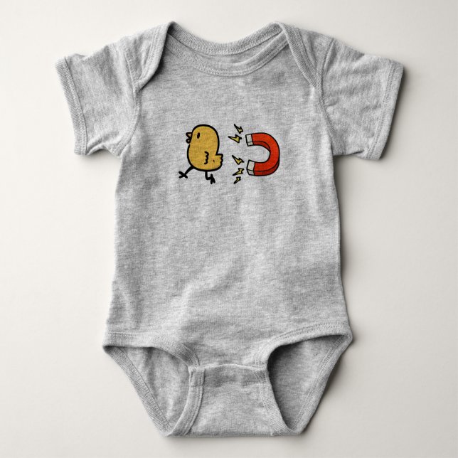 Chick Magnet Funny Baby One Biet T Shirt (Framsida)