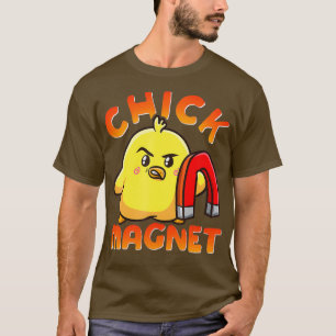 Chick Magnet Funny Halloween Costume Magnetic T Shirt