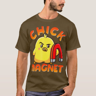 Chick Magnet Funny Halloween Costume Magnetic T Shirt