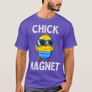 Chick Magnet Funny Påsk Cute Baby Chicken Älskare  T Shirt