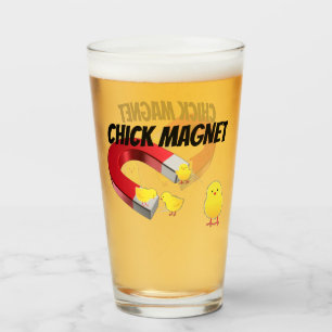 CHICK Magnet Glaskopp