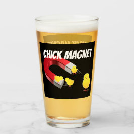 CHICK Magnet Glaskopp