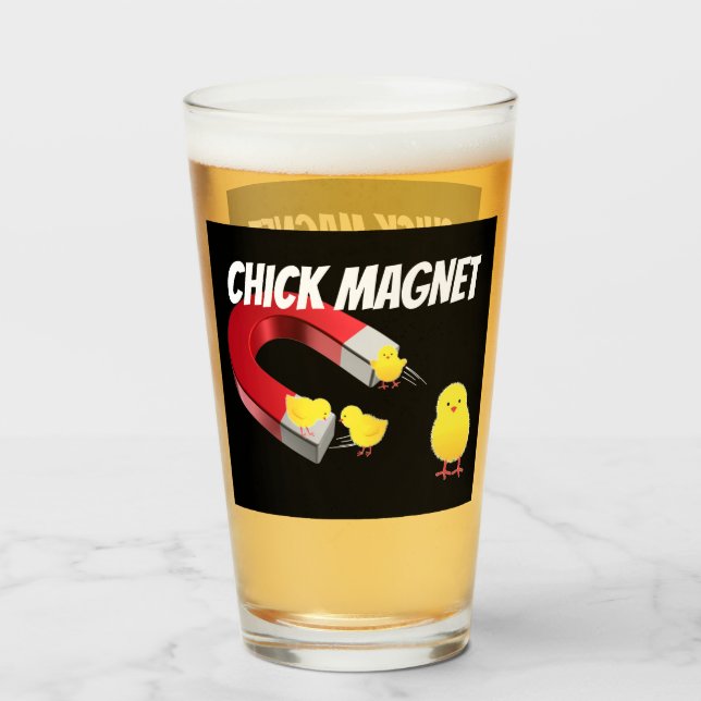 CHICK Magnet Glaskopp (Framsida fylld)