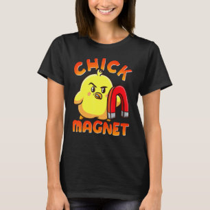 Chick Magnet Halloween-kostym Magnetisk liten höna T Shirt