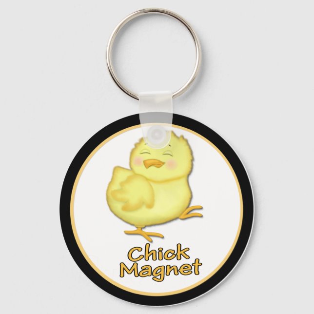 Chick Magnet Nyckelring (Framsida)