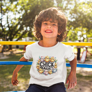 Chick Magnet Påsk Chicken Digital Vatten T Shirt