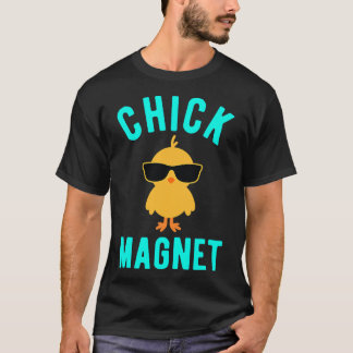 Chick Magnet Shirt Funny Påsk Shirt for Boys Kid T