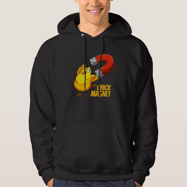 Chick Magnet-skjortor och jacka Hoodie (Framsida)