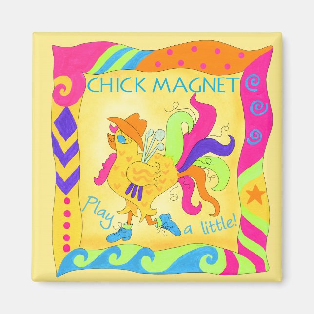 Chick Magnet Spela ett litet magnet (Framsidan)