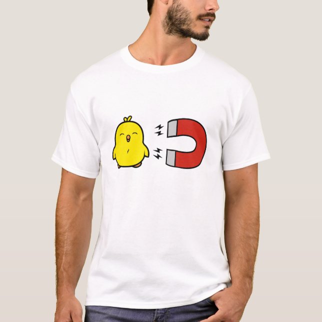 Chick Magnet T Shirt (Framsida)