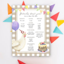 Chick Milestone Birthday