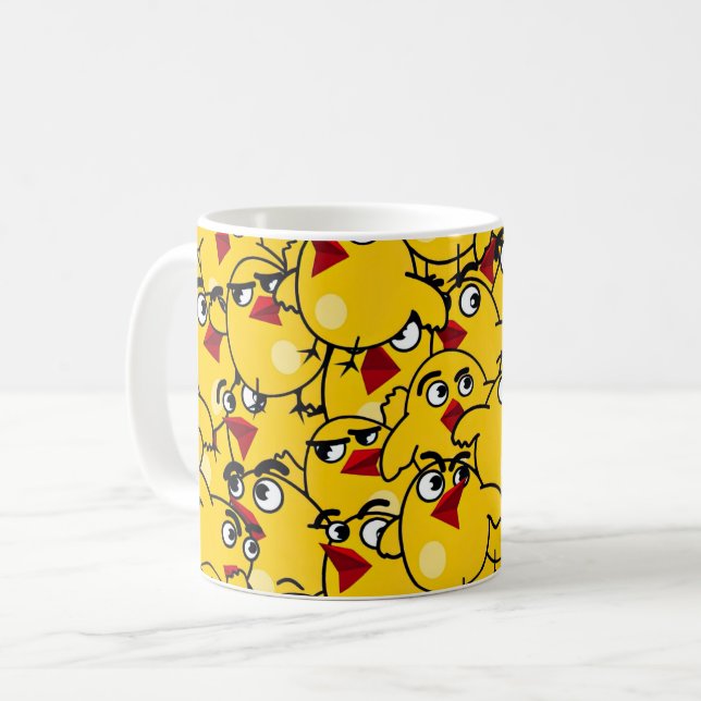 Chick Mönster Kaffemugg (Framsida vänster)