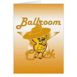 Chick nr 10 i ballroom hälsningskort