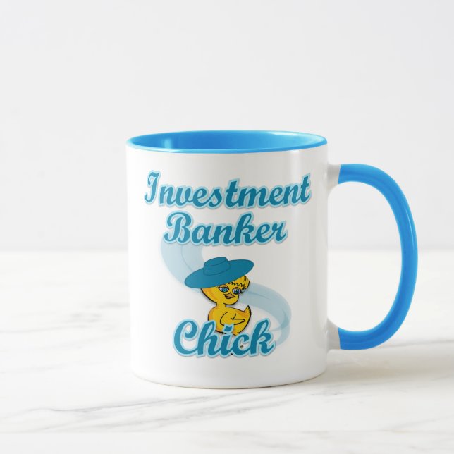 Chick nr 3 för investeringsbanker mugg (Höger)