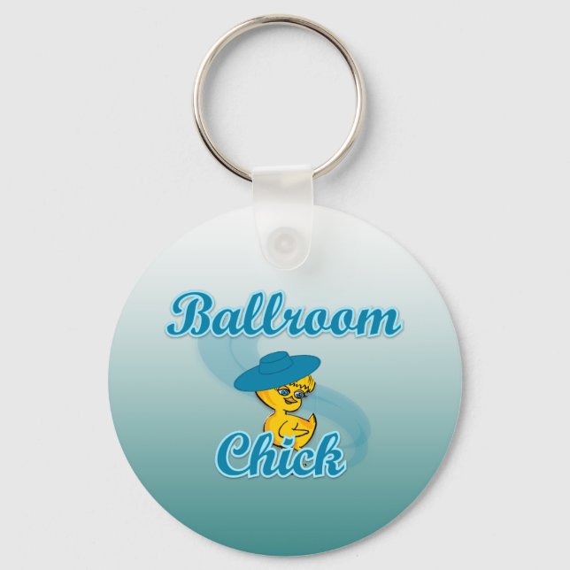 Chick nr 3 i ballroom nyckelring (Framsida)