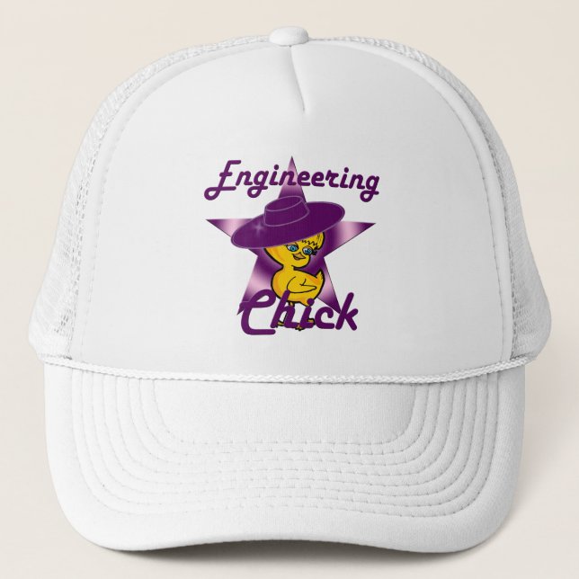 Chick nr 9 för ingenjörer truckerkeps (Framsida)