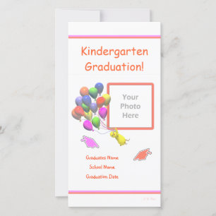 Chick och ballonger Kindergarten Studenten Meddelande