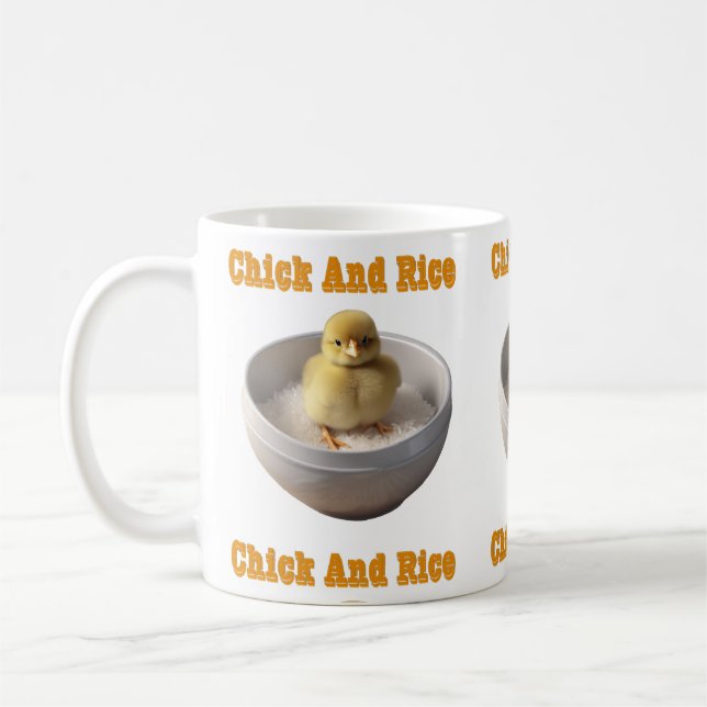 Chick och Ris Kaffemugg (Vänster)