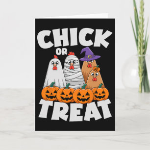 Chick Or Treat Kläder Halloween Rollig Kyckling Ma Kort