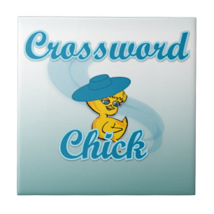 Chick över ord nr 3 kakelplatta