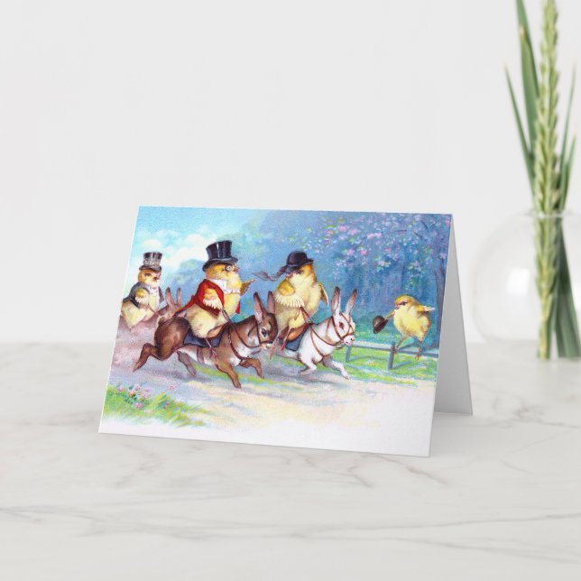 Chick Påsk Ride Helgkort (Framsida)