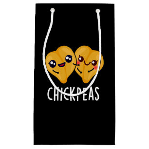 Chick Peas Funny Food Pun Mörk BG