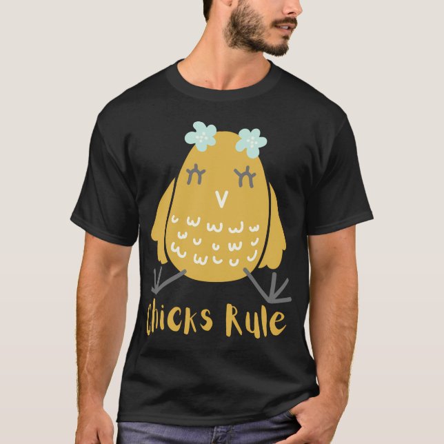 Chick-regel T Shirt (Framsida)